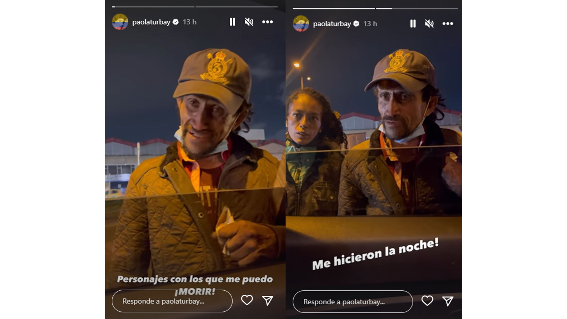 Historias instantáneas en Instagram de Paola Turbay.