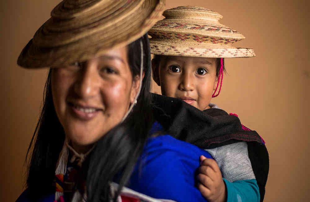 En Fontibón habitan algunos indígenas de la comunidad Misak. Foto: Julián Galán