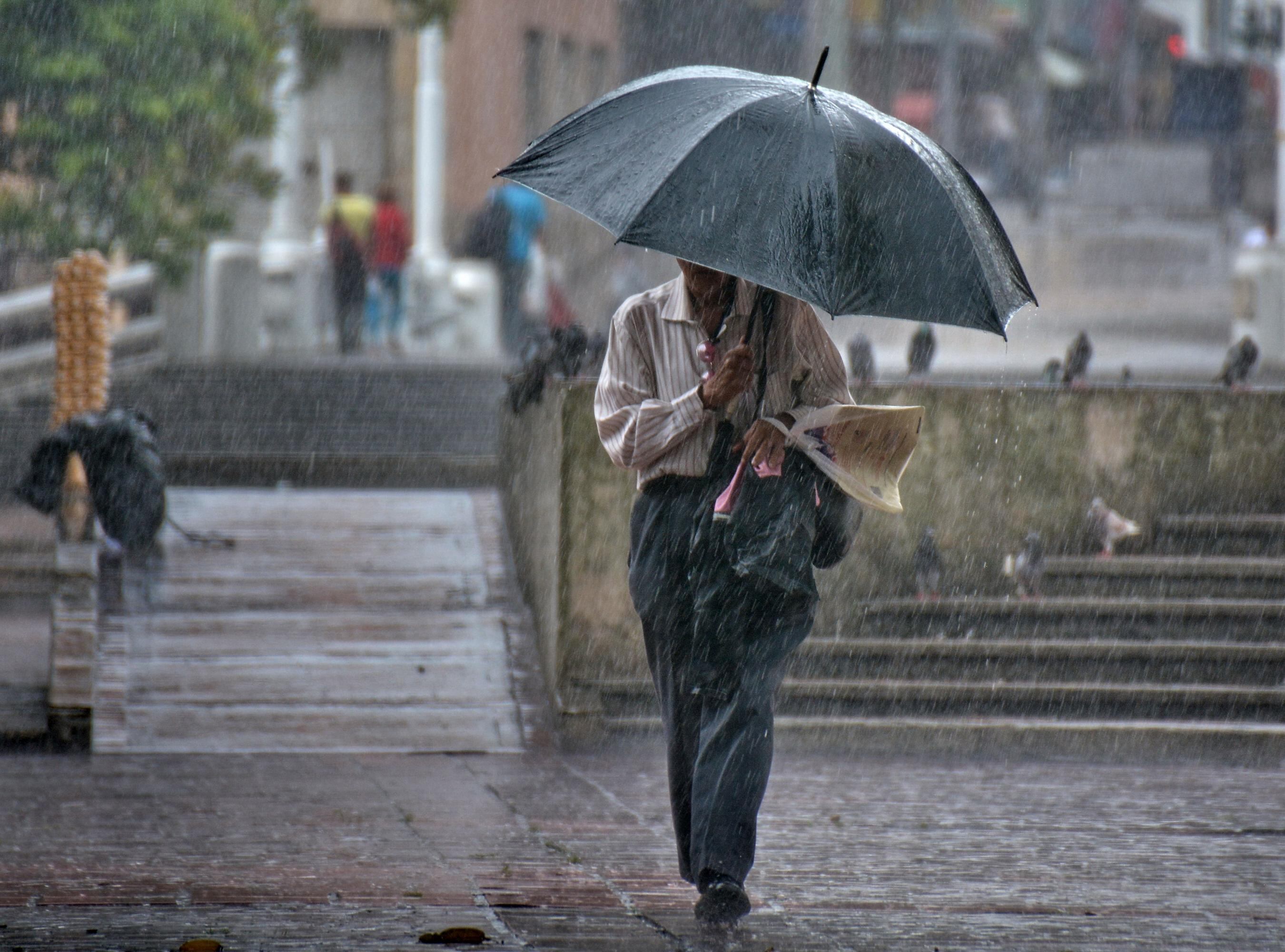 Lluvias en Medellín. (Foto: Raúl Palacios)
