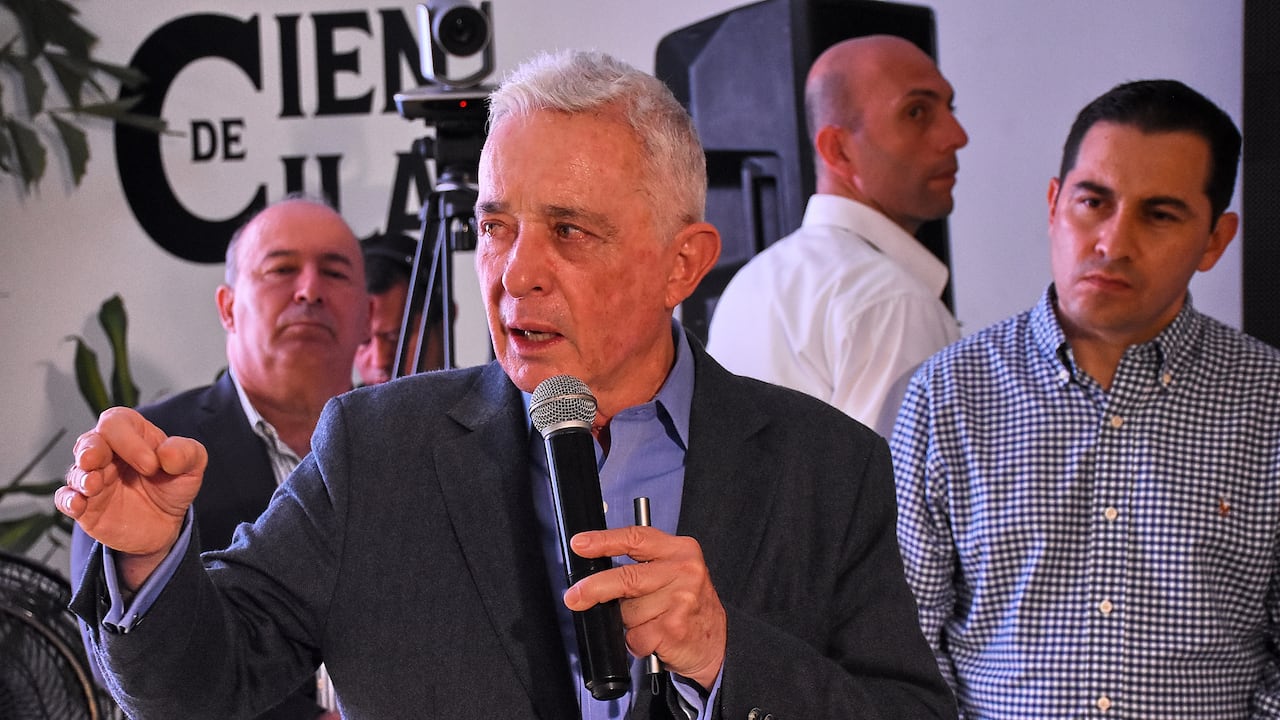 El expresidente Álvaro Uribe Vélez.