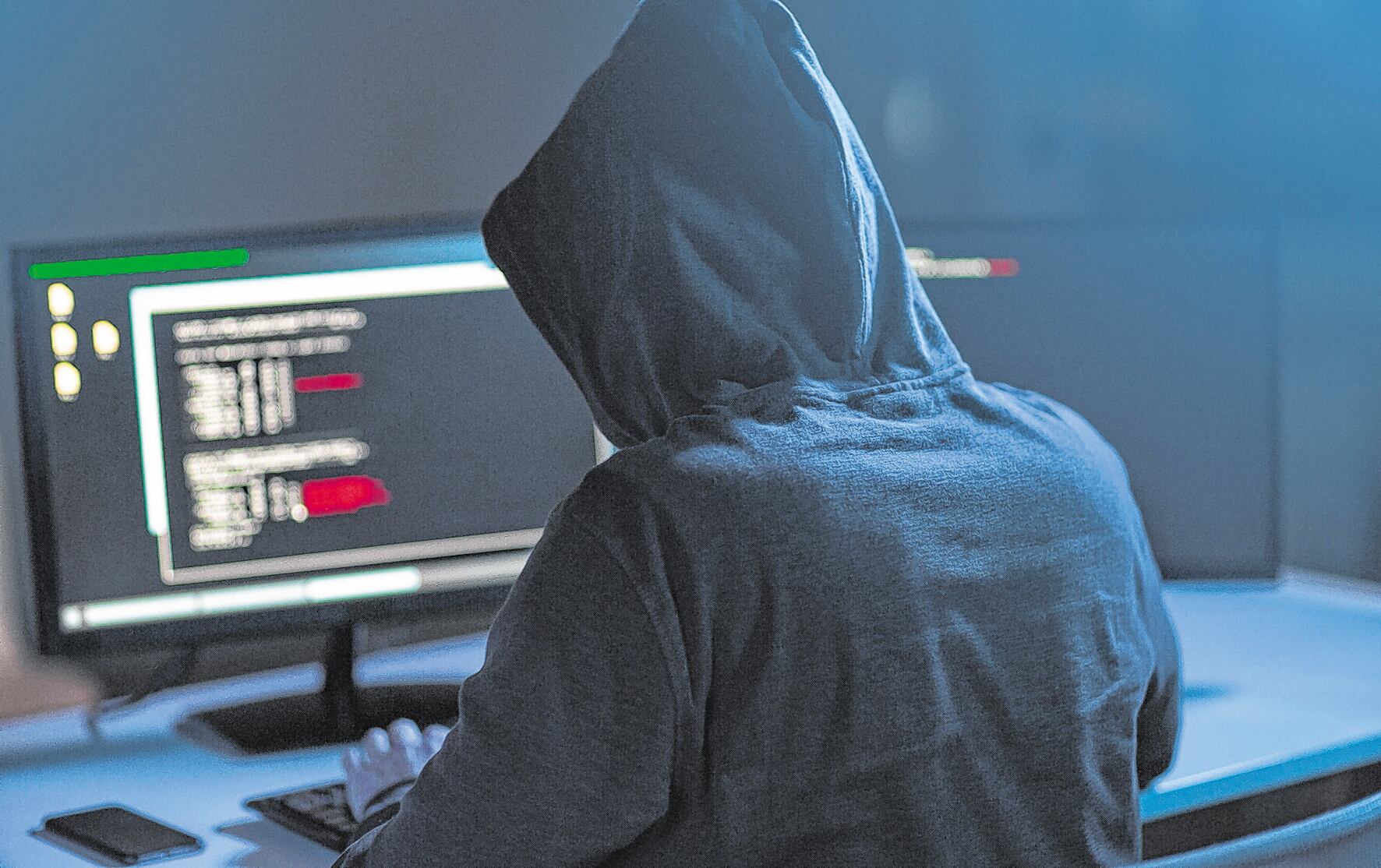 Ciberdelincuente, imagen de referencia.