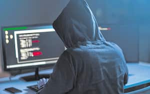 Ciberdelincuente, imagen de referencia.