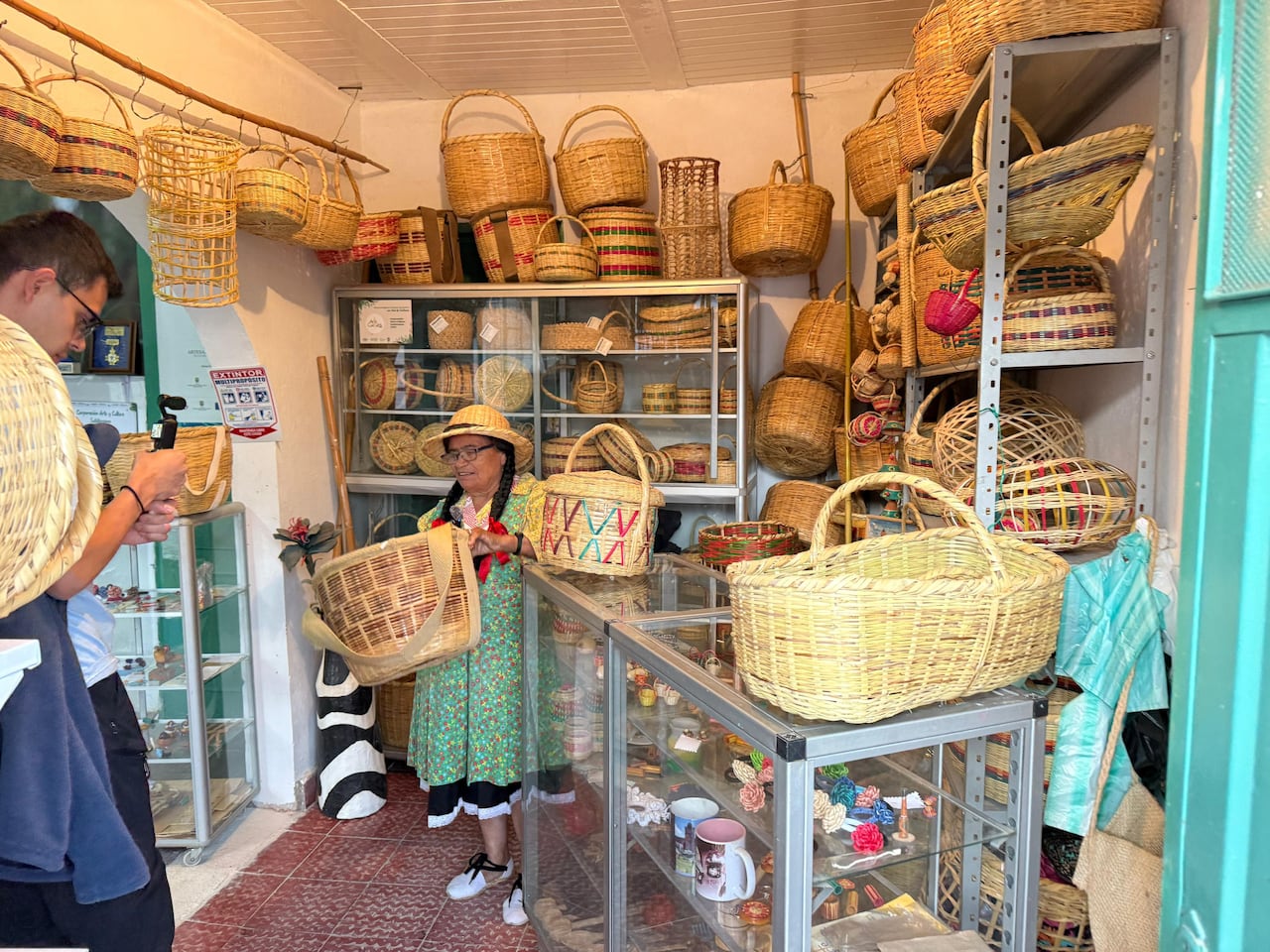 Las canastas de chin son referente de Sutatenza y uno de sus principales atractivos turísticos.