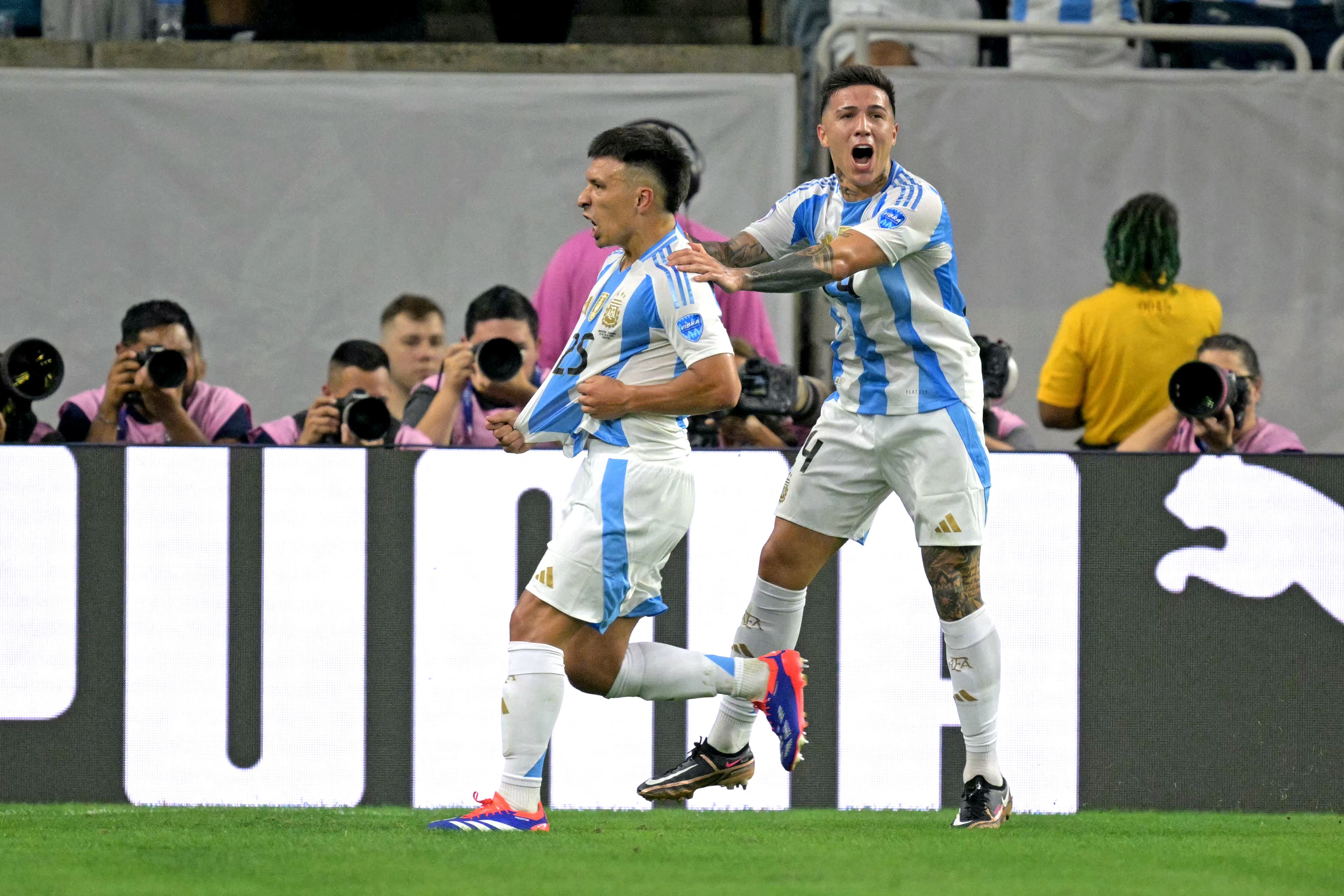 Argentina vs Ecuador - cuartos de final - Copa América 2024.