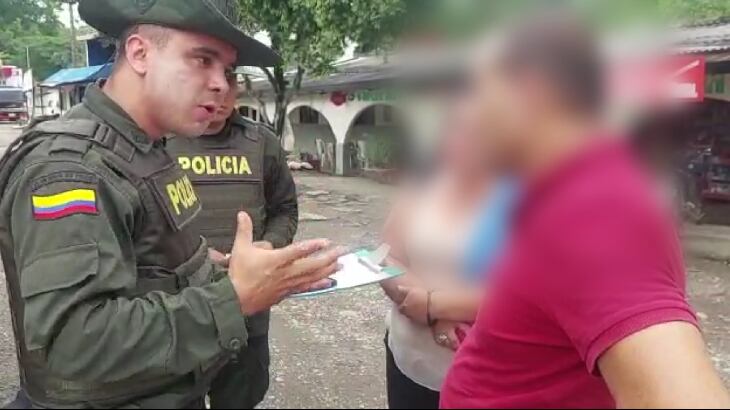 Por este hecho un hombre y una mujer fueron capturados.