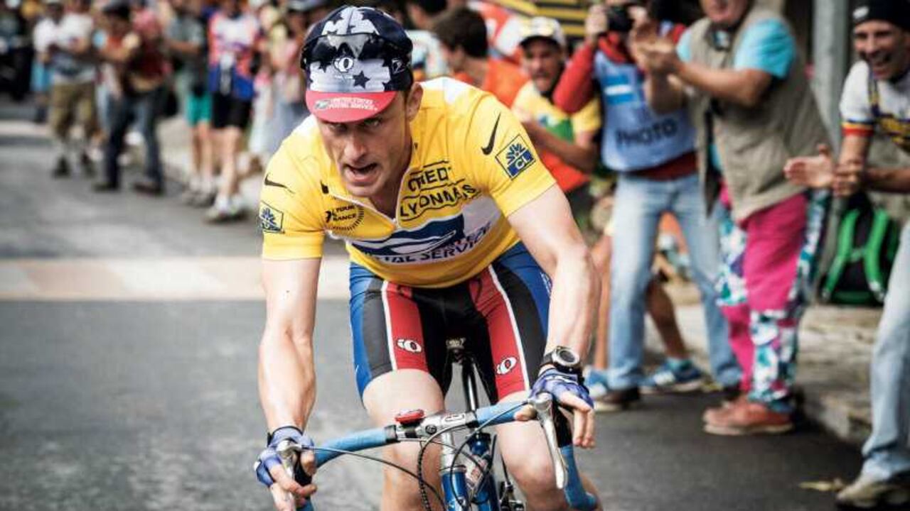 El actor Ben Foster interpreta a Lance Armstrong.