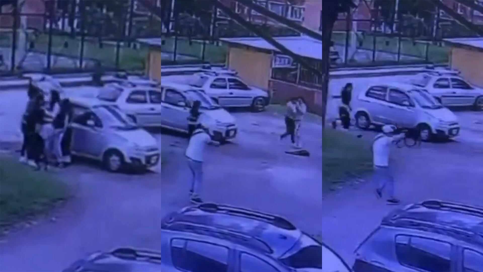 Captura de video de lugar donde se produjo el hecho en el que murió Juan Felipe Rincón, hijo del general William Rincón