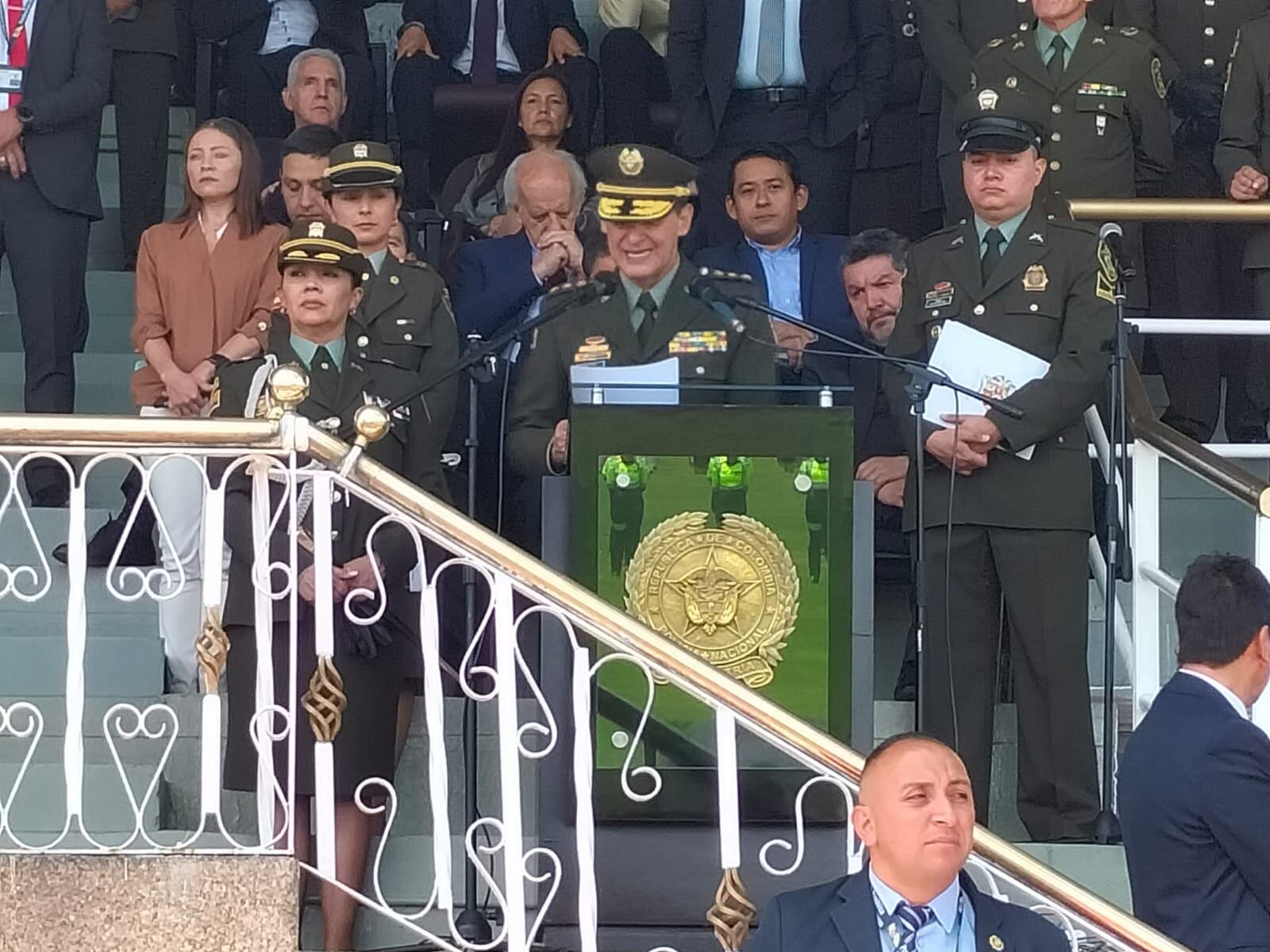 Pocesión nuevo director de la Policía, general William René Salamanca.