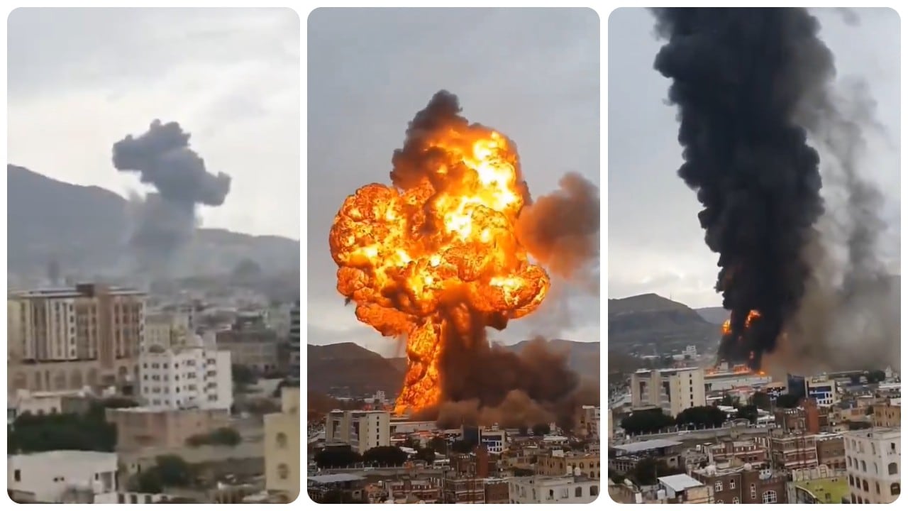 Israel lanzó una serie de ataques aéreos contra infraestructuras de la insurgencia hutí en la capital de Yemen.