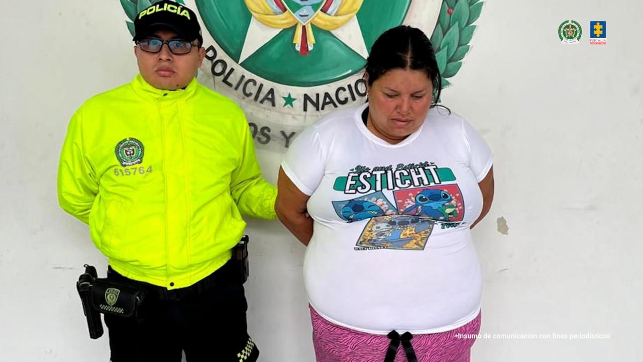 María Alejandra Brancho Sulbarán fue capturada y presentada ante un juez por someter a otras mujeres a esclavitud sexual en la capital de Antioquia.