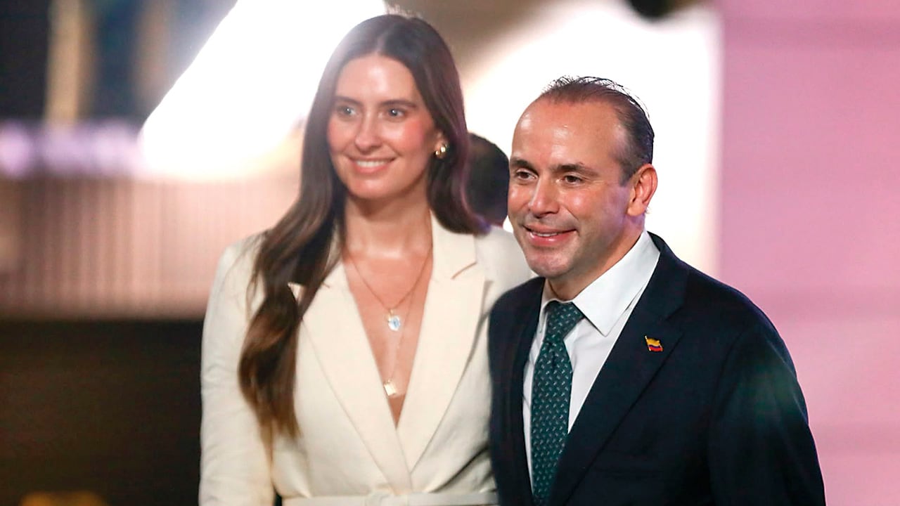 Taliana Vargas y su esposo, el alcalde de Cali, Alejandro Eder