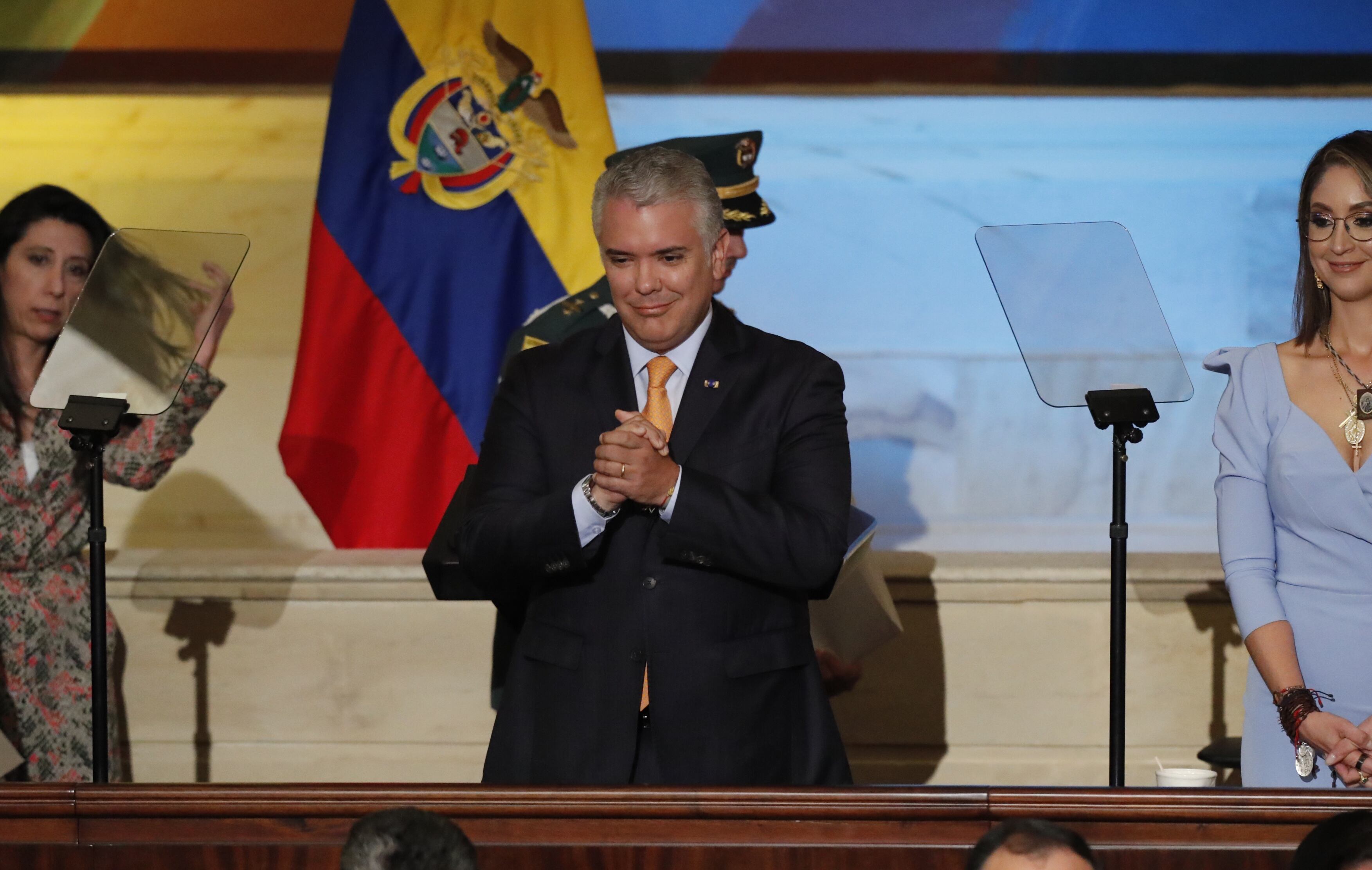 Presidente Iván Duque en la instalación del congreso 2022