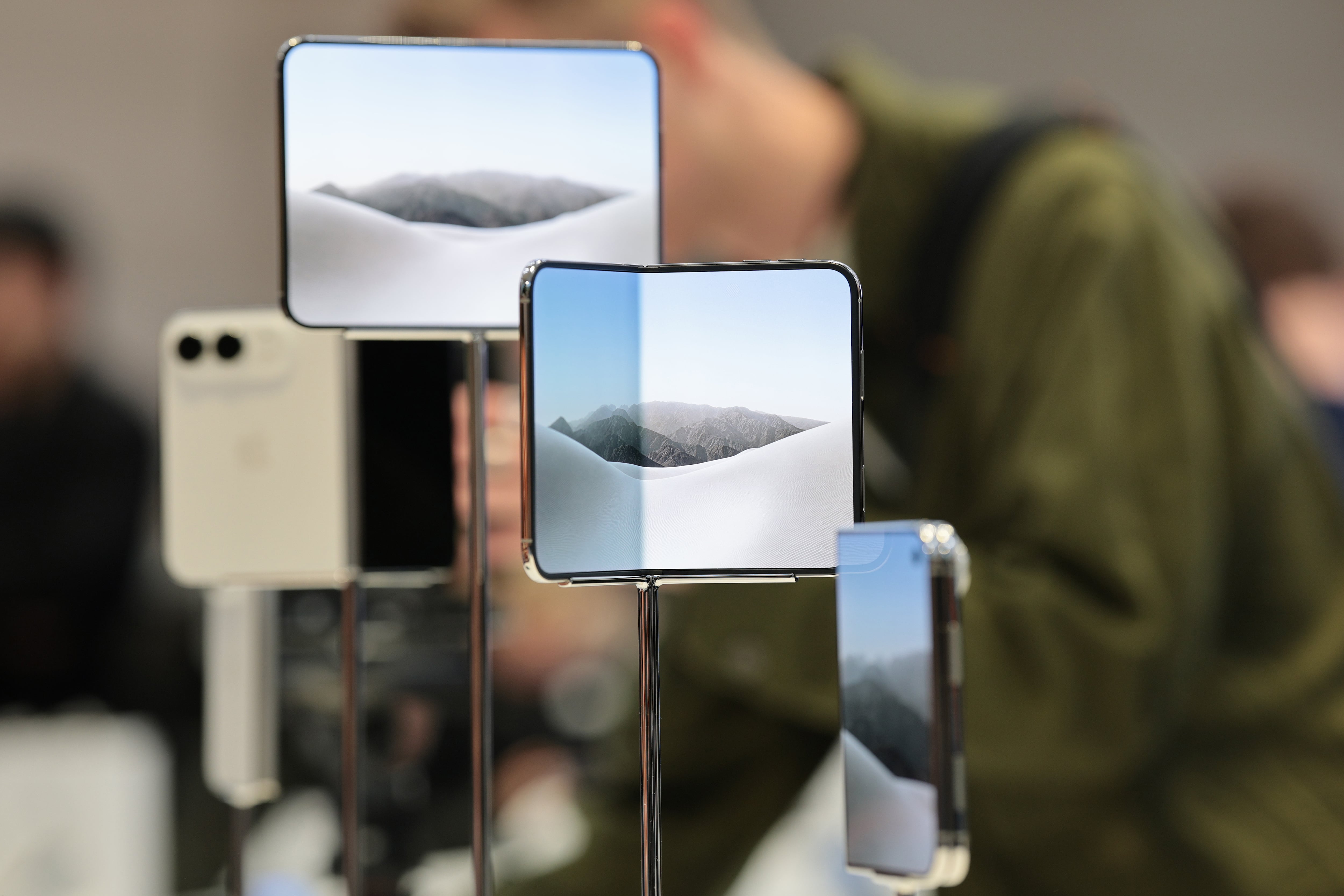 Imagen de referencia del iPhone Duo es exhibición.