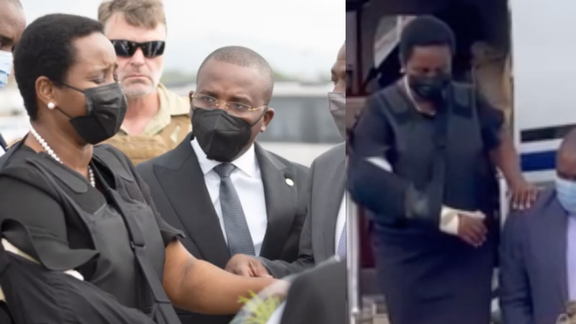 Lo último: La primera dama de Haití regresó a la isla para participar en el funeral del presidente