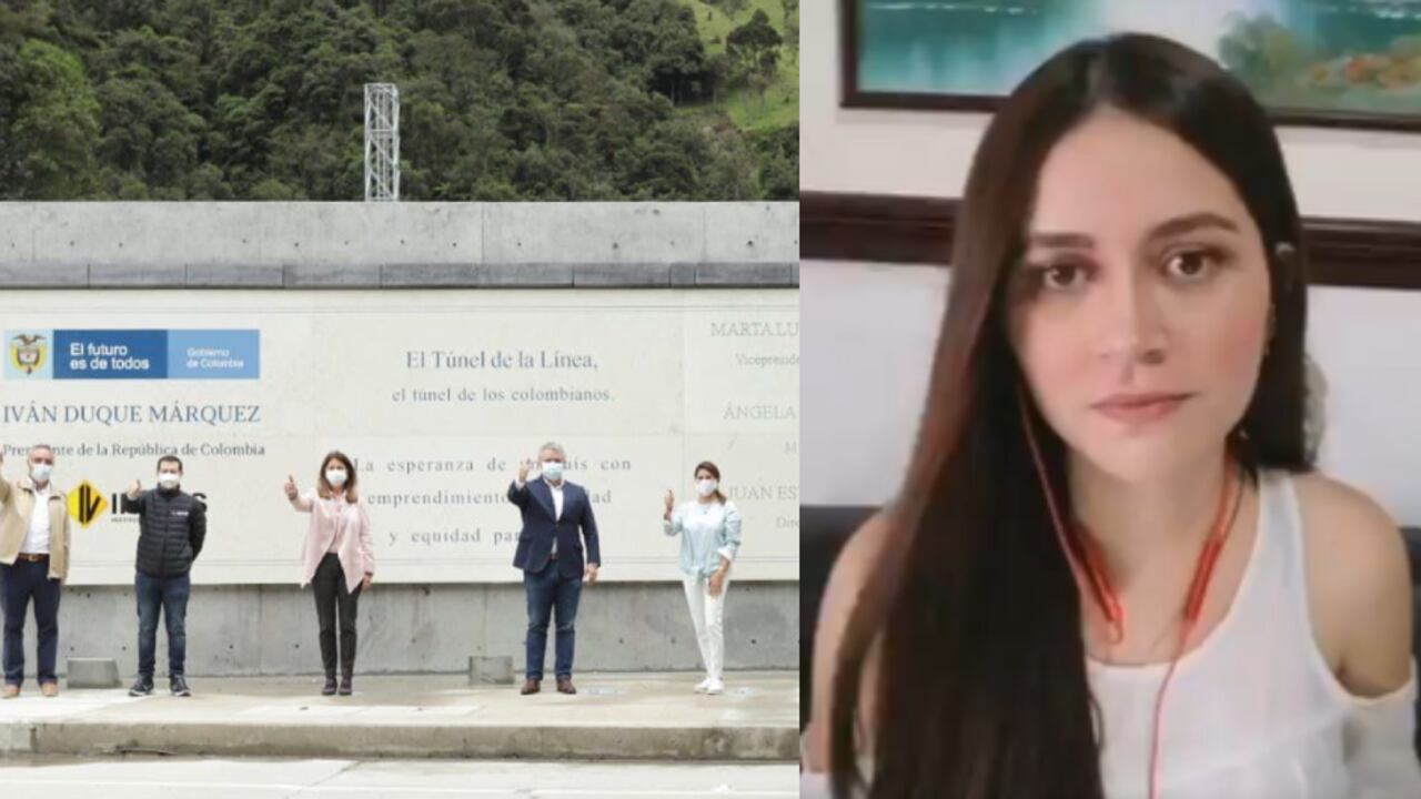 Marla Gutiérrez, la joven que logró orden para que el presidente Duque retire placa del Túnel de la Línea