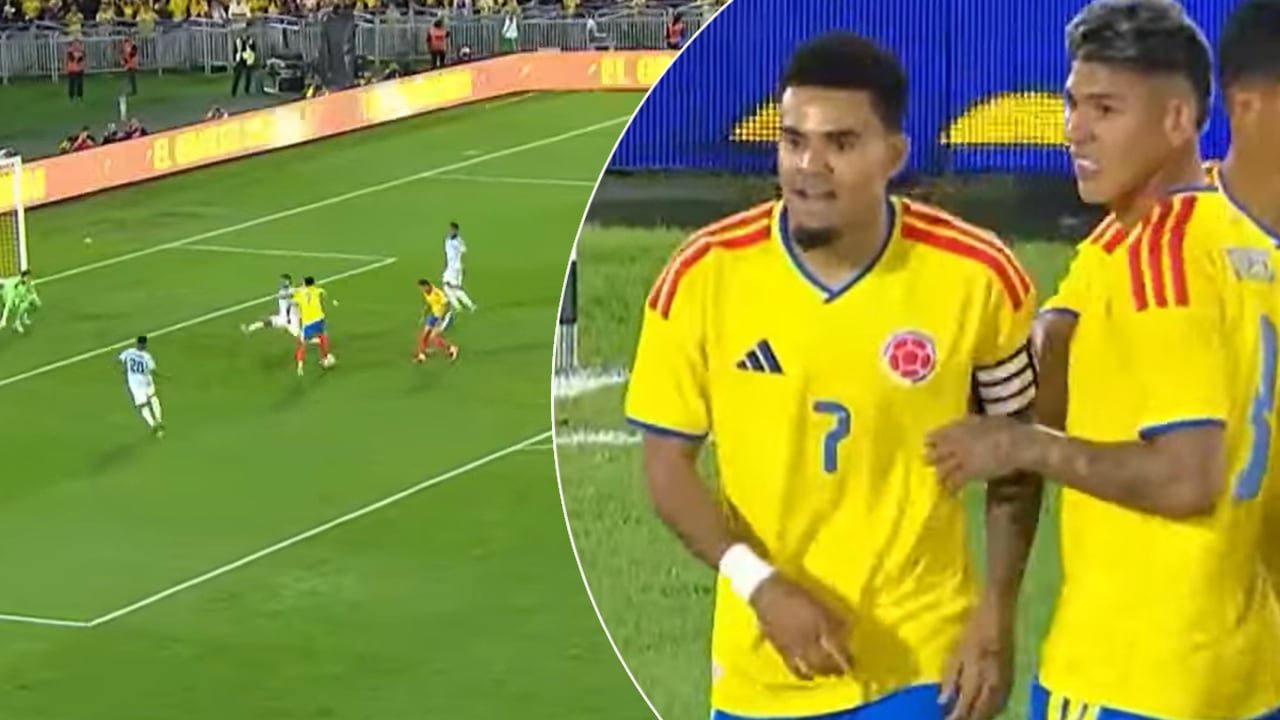 Luis Díaz, figura en el primer tiempo del amistoso contra Costa Rica.