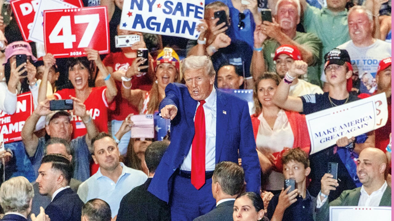 Como presidente tiene claro que su prioridad es Estados Unidos: una economía próspera y la lucha frontal contra la inmigración ilegal.