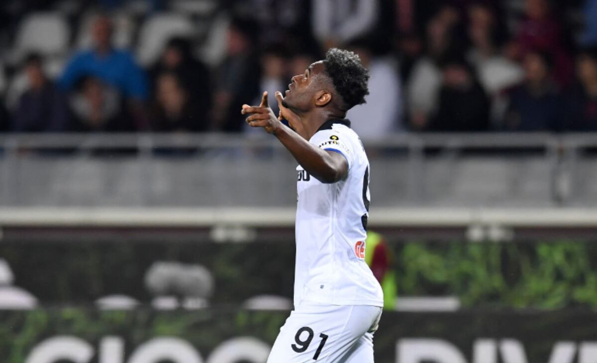 Duván Zapata marcó su segundo gol en esta temporada con Atalanta