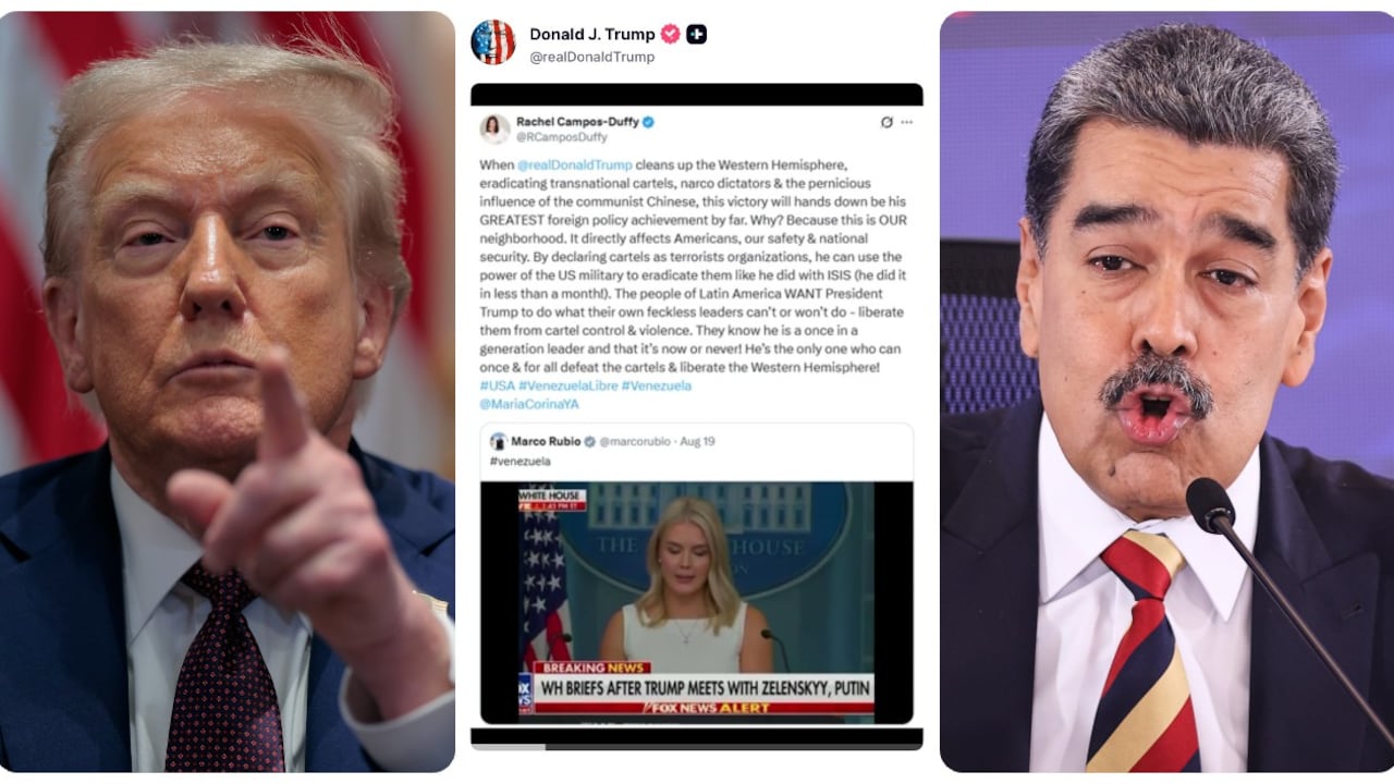 Donald Trump y Nicolás Maduro