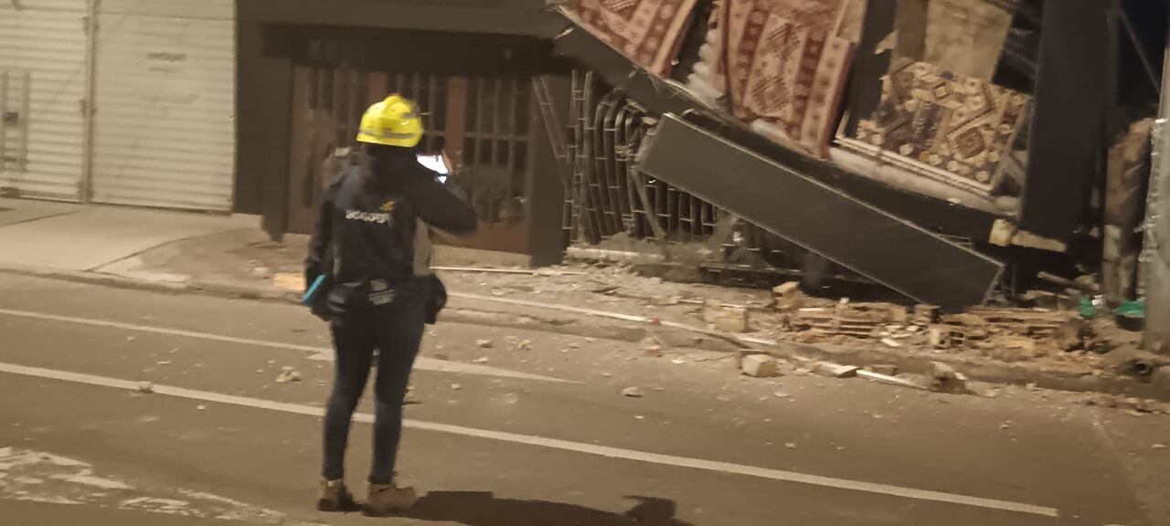 Funcionarios del Idiger hicieron presencia en el lugar