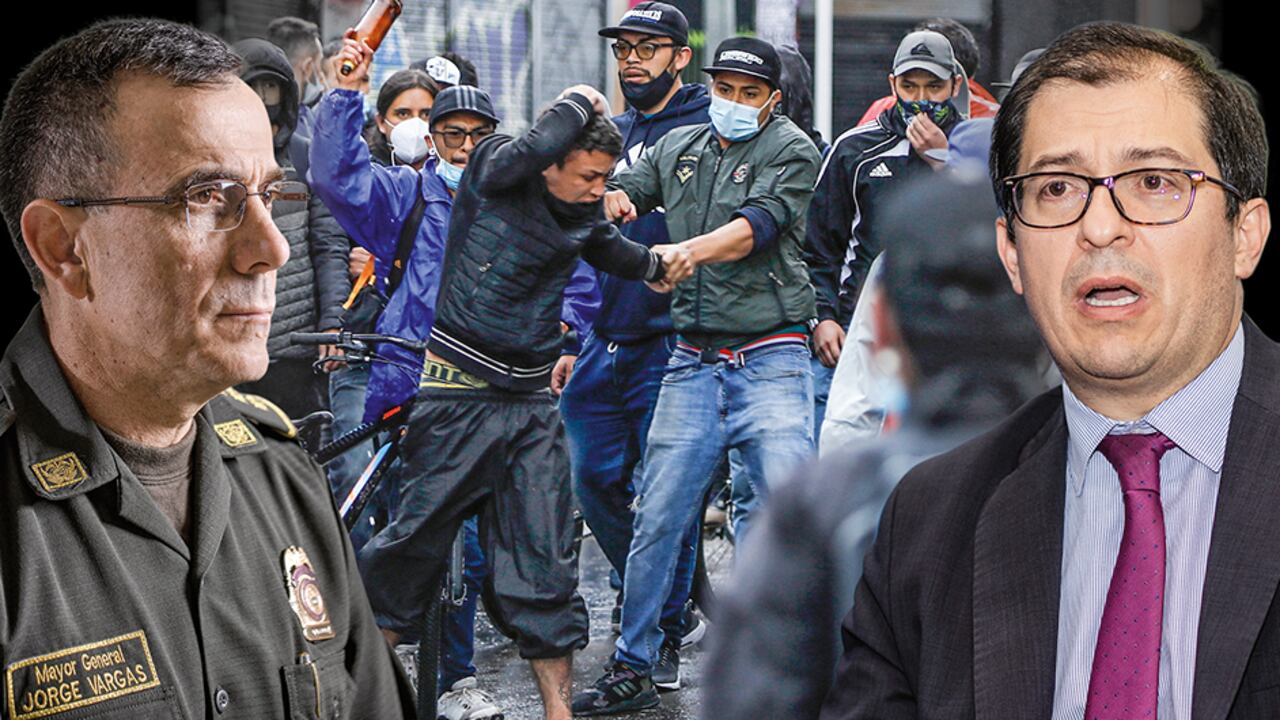 El fiscal Barbosa y el general Vargas han trabajado de manera conjunta en la persecución a las disidencias. El mapa es la herramienta con la que la Segunda Marquetalia establecía su manera de operar en los diferentes puntos de la protesta.