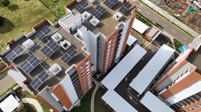 Según Camacol, el Valle del Cauca s el tercero departamento en el país,  en el total de áreas con certificaciones de construcción sostenible, después de Cundinamarca y Antioquia, con un 12%. Foto: Constructora Meléndez / El País