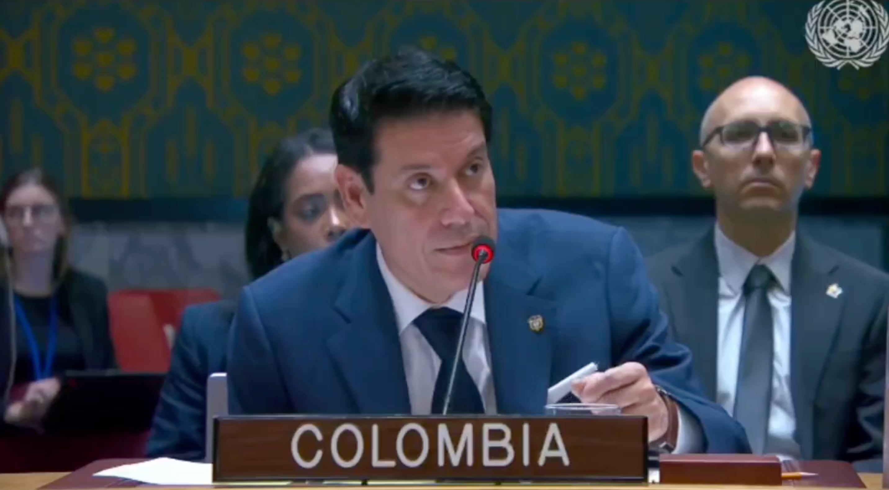 Mauricio Gaona, embajador de Colombia ante la ONU