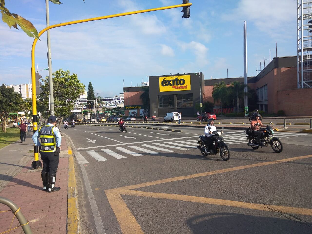 El 40% de los semáforos presentó falla técnica.