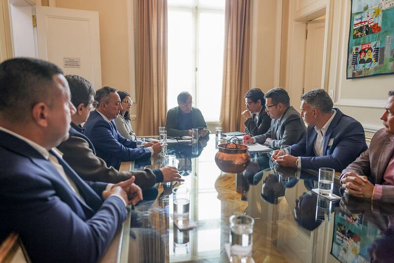 Reunión presidente Gustavo Petro y directivas de la USO