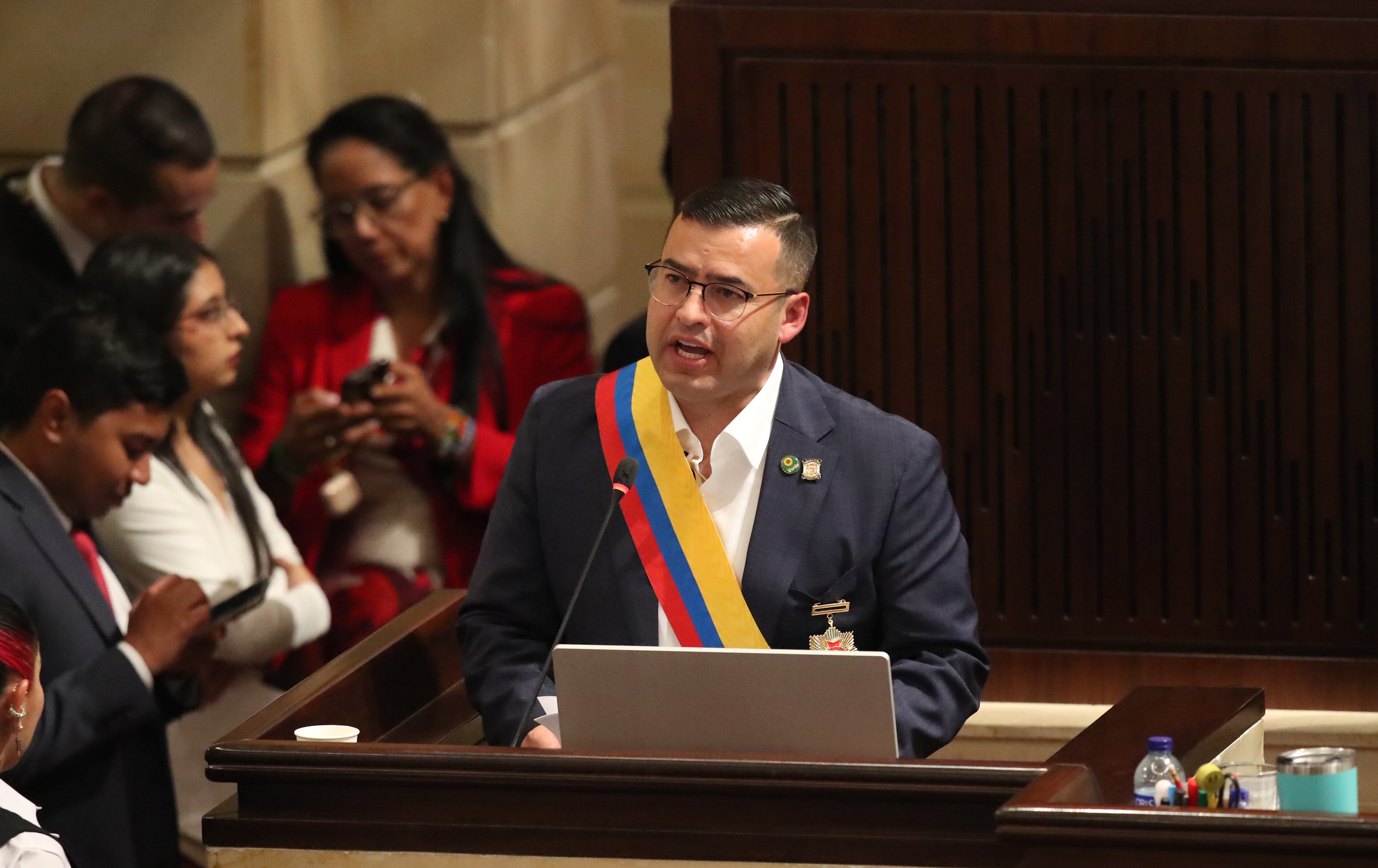 Representante Jaime Raúl Salamanca presidente de la Cámara de Representantes  para el tercer periodo legislativo
Bogota 20 de julio del 2024
Foto Guillermo Torres Reina / Semana