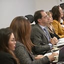 El vicepresidente electo José Manuel Restrepo fue el representante del gobierno entrante.