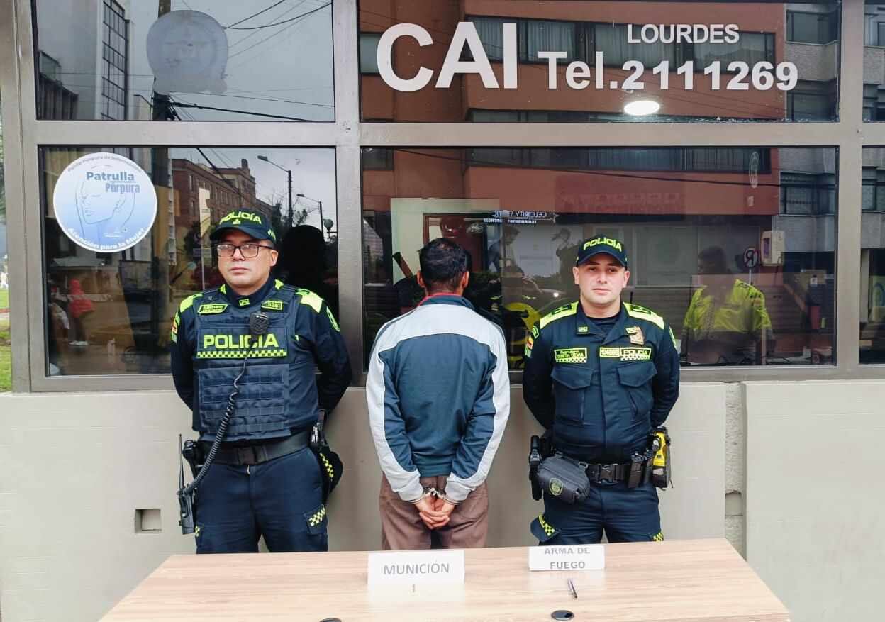 Este fue el sujeto capturado por portar un arma de fuego tipo lapicero