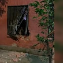 La vivienda sufrió daños materiales.