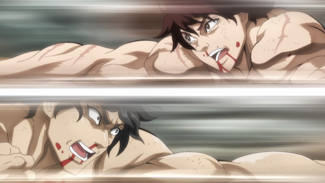 Baki Hanma vs. Kengan Ashura es una producción de Netflix que combina dos populares animes de pelea.