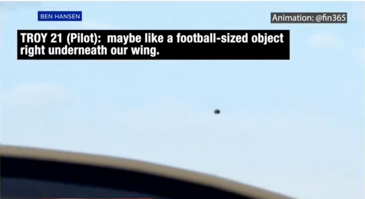 La animación junto al audio fueron publicados por el medio NewsNation