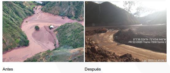 Km 51 +920, sector El Tarrita.