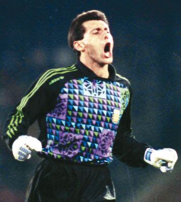 Sergio Goycochea fue pieza fundamental de la selección argentina para lograr el subtítulo del mundial de Italia 90. 