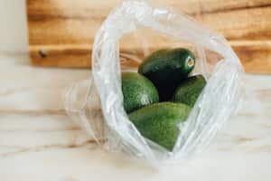 aguacate el bolsa de plástico