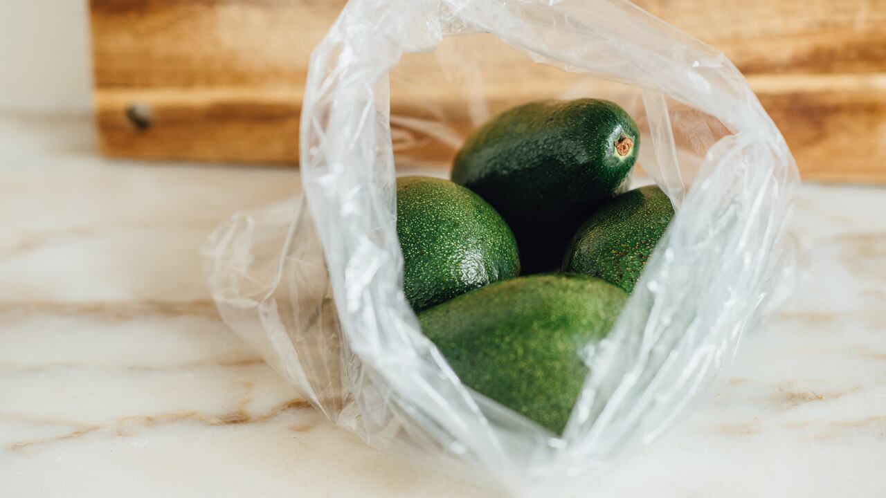 aguacate el bolsa de plástico