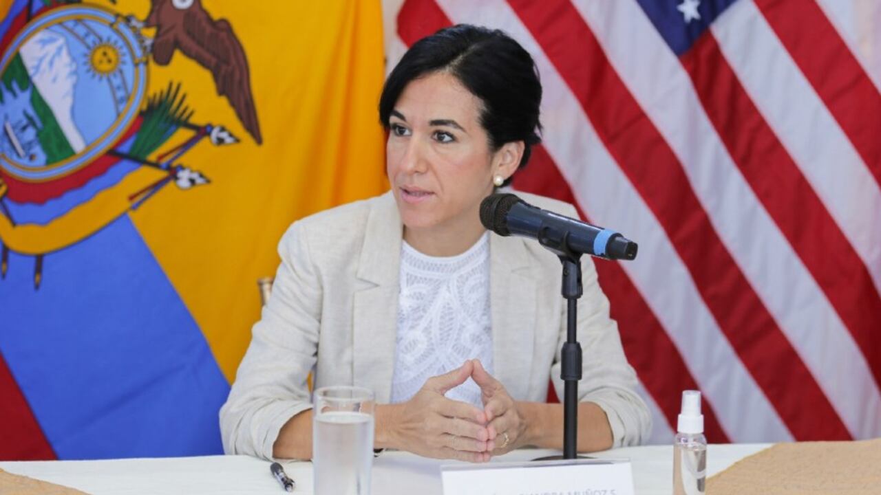 María Alejandra Muñoz, vicepresidenta de Ecuador.