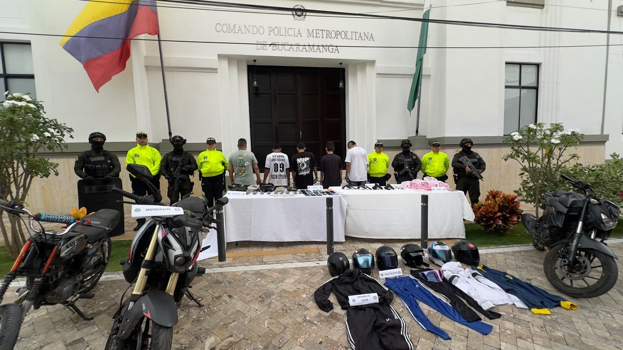 El golpe fue realizado por la Policía de Bucaramanga tras varios meses de investigación.
