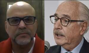 Salvatore Mancuso y el expresidente Andrés Pastrana.