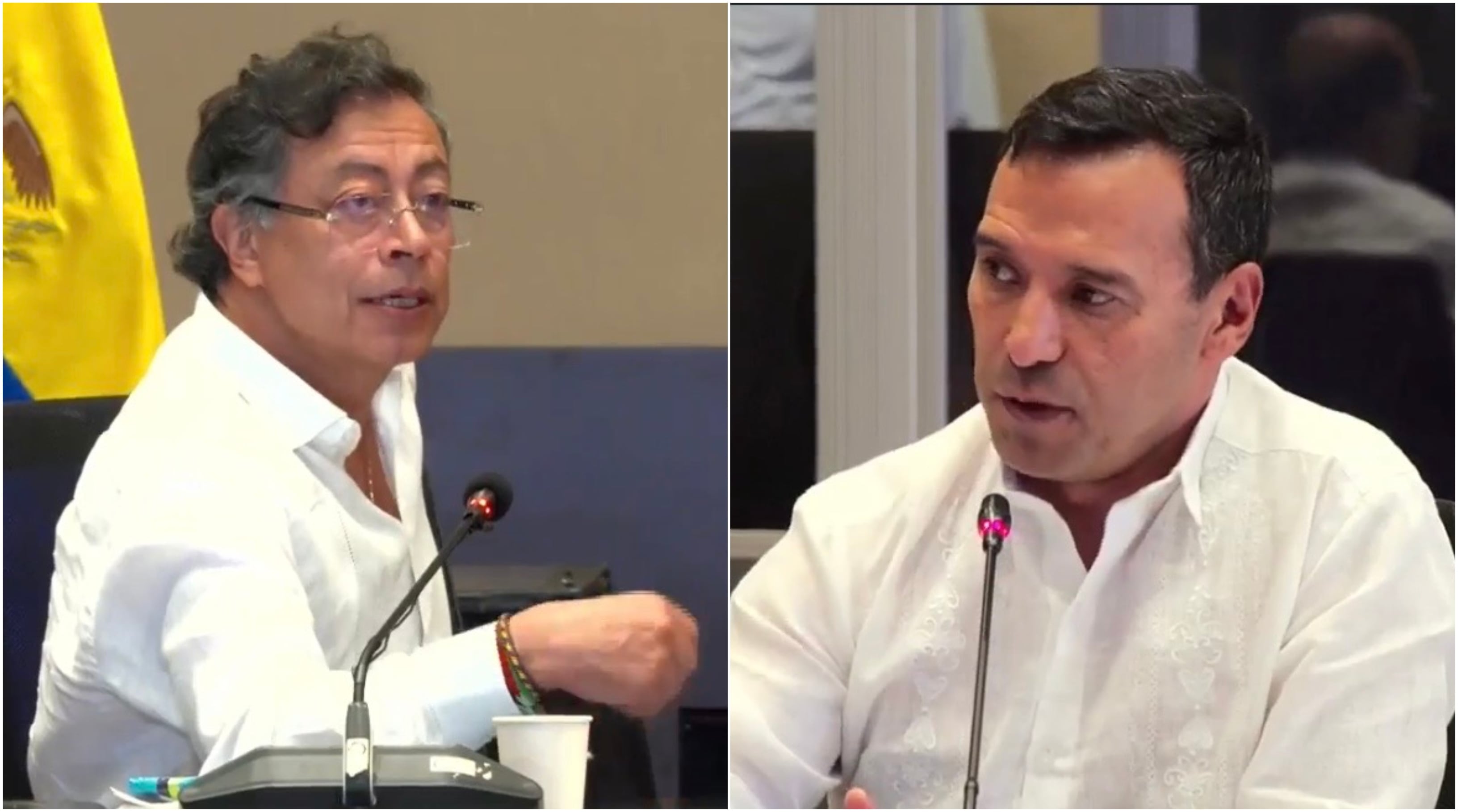 El presidente Gustavo Petro hizo un fuerte jalón de orejas al ministro de Defensa Pedro Sánchez.