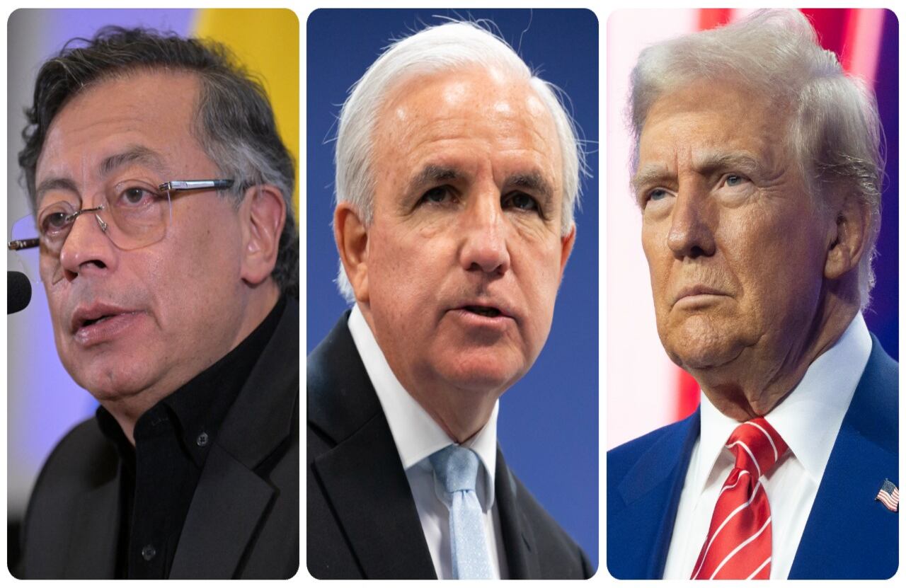 Gustavo Petro, Carlos Giménez y Donald Trump