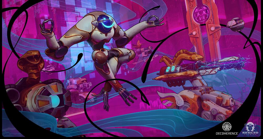 Concept art para el videojuego Decoherence de Efecto Studios.