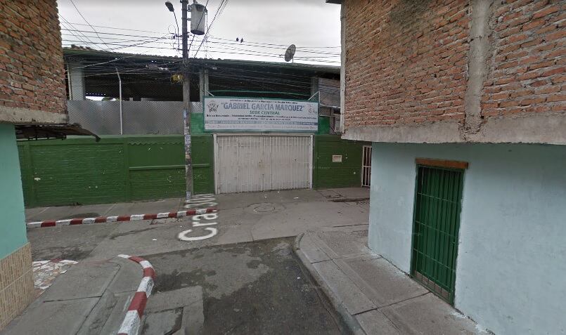 El estudiante fue asesinado a pocos metros de esta institución educativa.