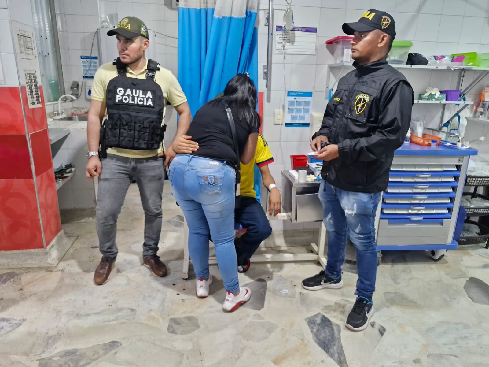 Duván Andrés Becerra Ceballos, se reencuentra con sus familiares.