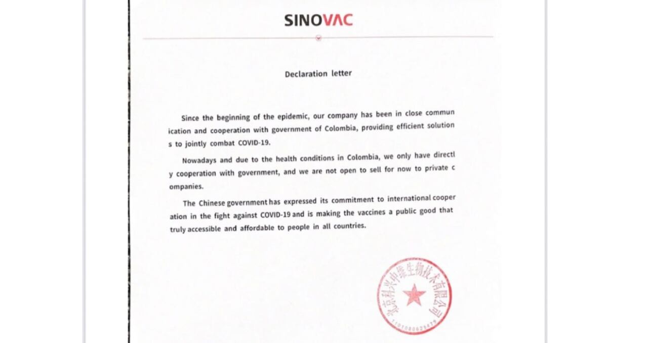 Comunicado Sinovac