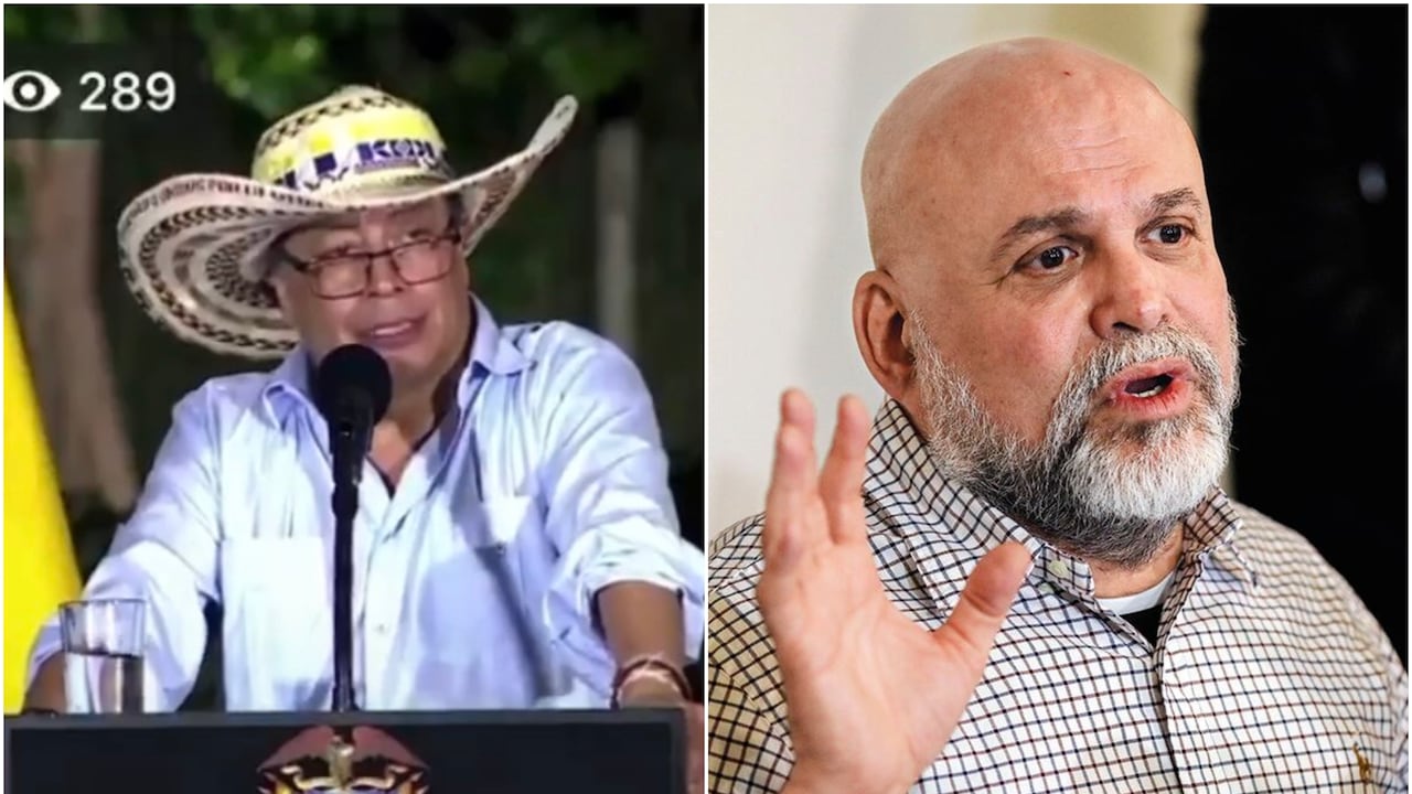 Gustavo Petro y Salvatore Mancuso.