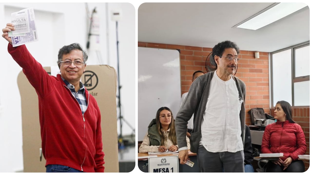 Gustavo Petro e Iván Cepeda.